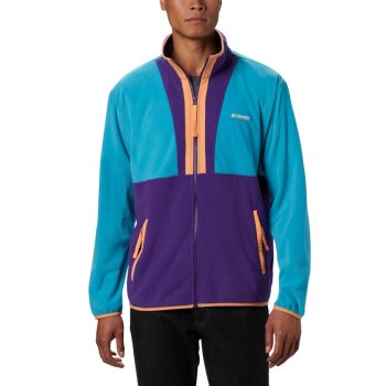 Columbia Back Bowl Lightweight Fleece, Chamarras Azules Para Hombre | 435189-DHQ